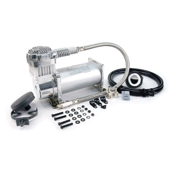 Silver Compressor Kit, 12V, 33Prcnt Duty, S, Free Air CFM @ 90 PSI - Air Compressor: 1.00