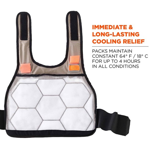 Cooling Vest and Pack, Khaki Phase Change S/M