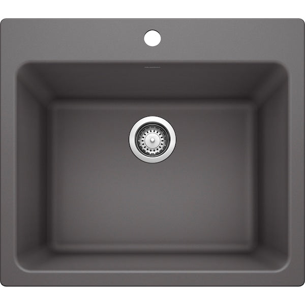 Liven Silgranit Dual Mount Laundry Sink  - Cinder