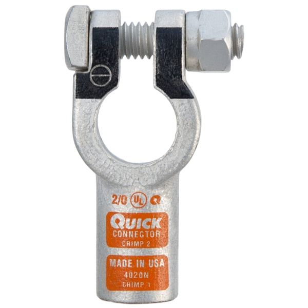 Clamp Crimp, Neg, 2/0, PK5