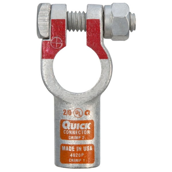 Clamp Crimp, Neg, 8 Gauge, PK50