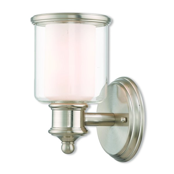 Middlebush 1 Light Brushed Nickel Wall Sconce