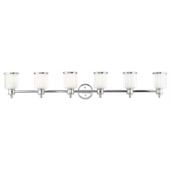 Polished Nickel Vanity Sconce, 6 Light