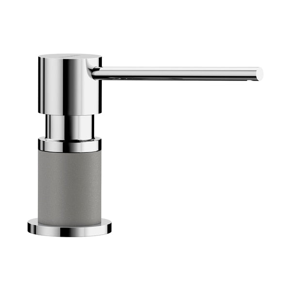 Lato Soap Dispenser - Chrome/Metallic Gray