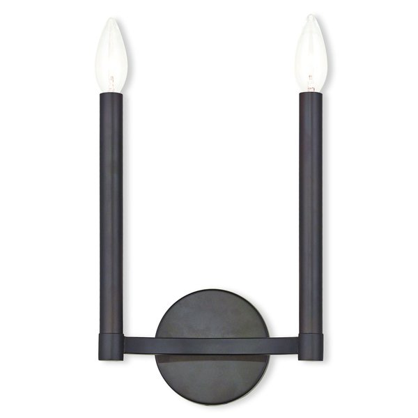 Alpine 2 Light Bronze Wall Sconce