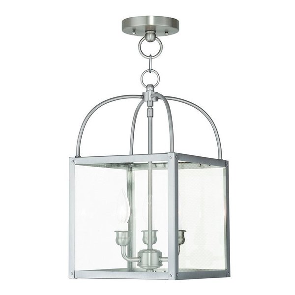 Milford 3 Light Brushed Nickel Convertib