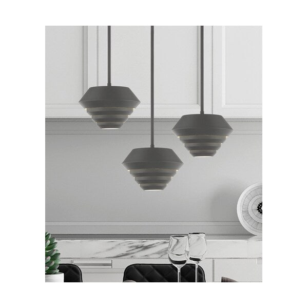 Amsterdam 1 Light Scandinavian Gray Mini
