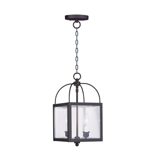 Milford 2 Light Black Convertible Mini P