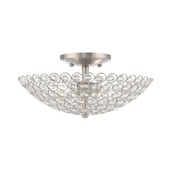 Cassandra 2 Light Brushed Nickel Ceiling