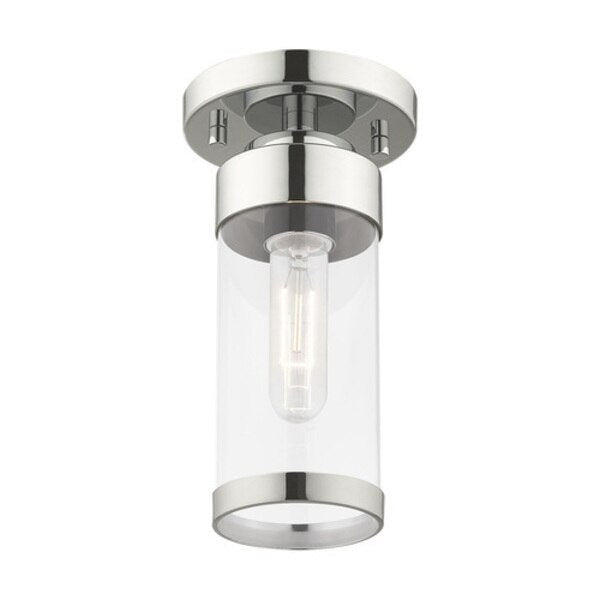 Hillcrest 1 Light Polished Chrome Ceiling Mount