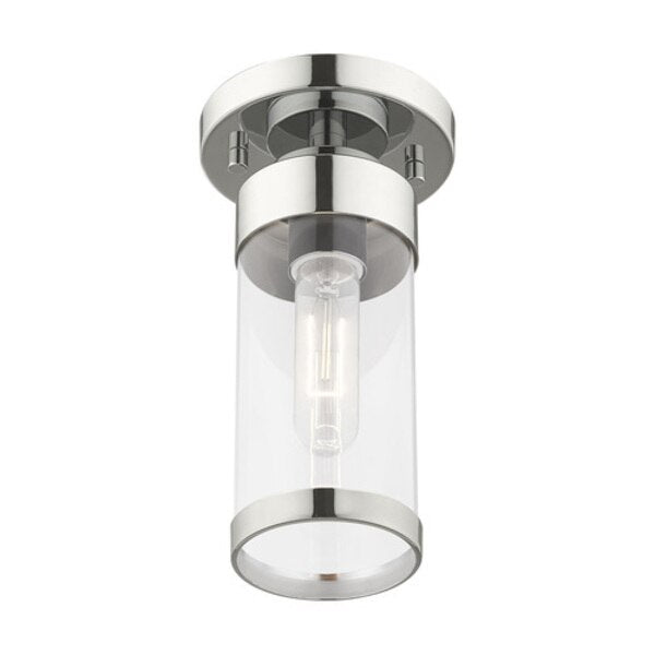 Hillcrest 1 Light Polished Chrome Ceiling Mount