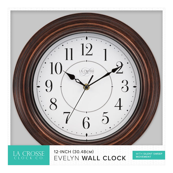 Silent Movement Wall Clock, 12