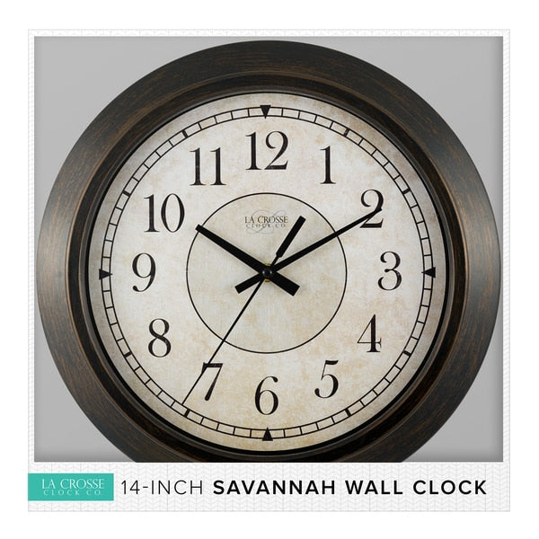 Antique Finish Wall Clock, 14