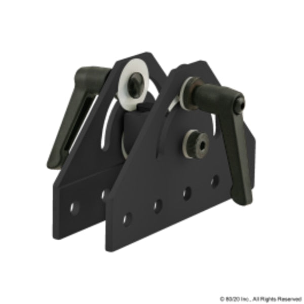 Black 10 S 180 Degree Double L-Handle