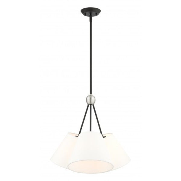 Black Chandelier, 3 Light