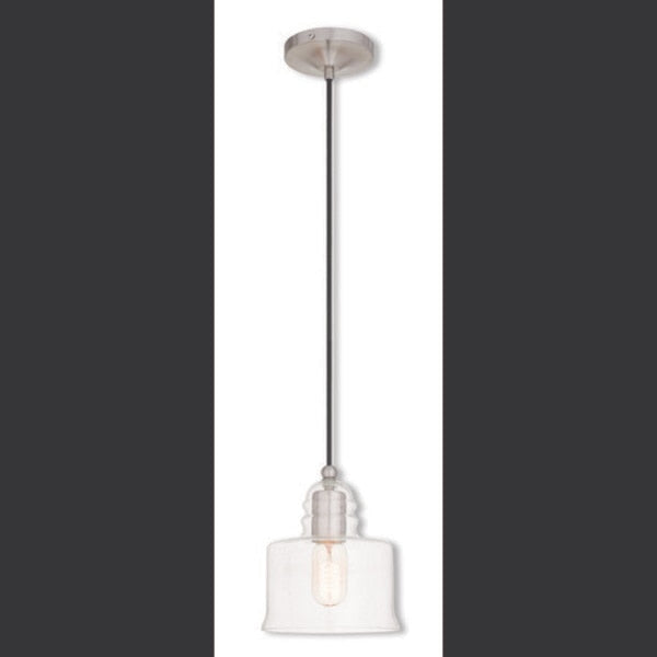 Art Glass Mini Pendants 1 Light Brushed