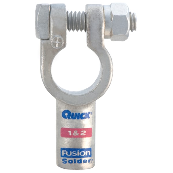 Solder Clamp, Pos, 1 and 2 Gauge, PK5