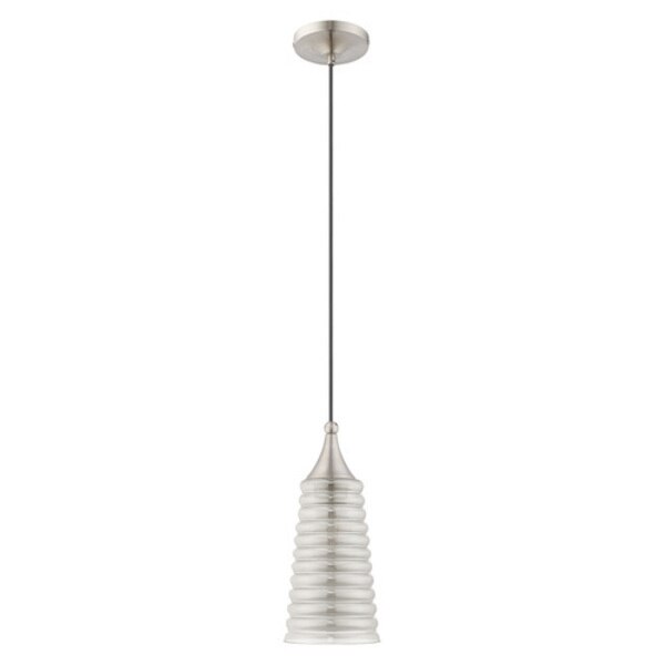 Art Glass Mini Pendants 1 Light Brushed