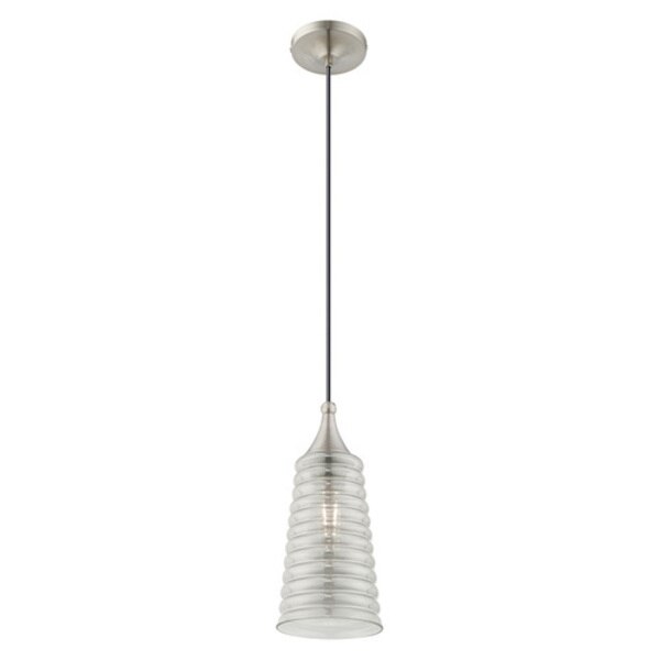 Art Glass Mini Pendants 1 Light Brushed
