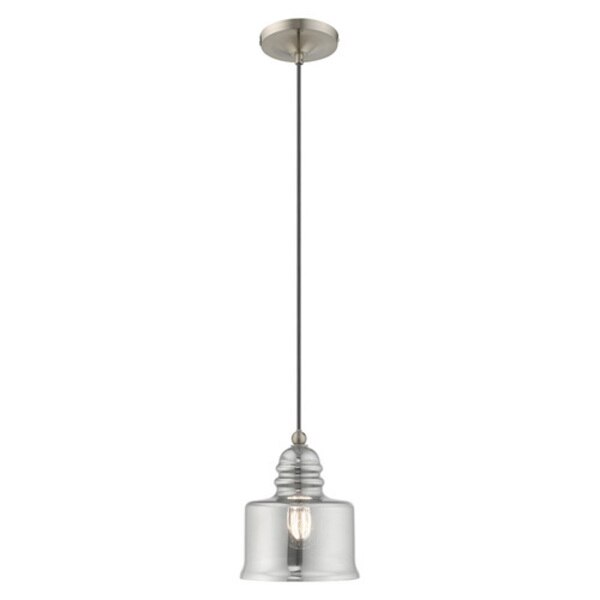 Art Glass Mini Pendants 1 Light Brushed