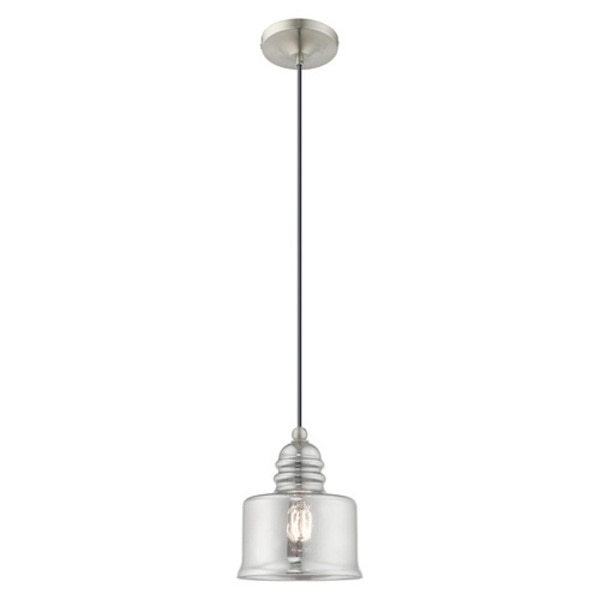 Art Glass Mini Pendants 1 Light Brushed