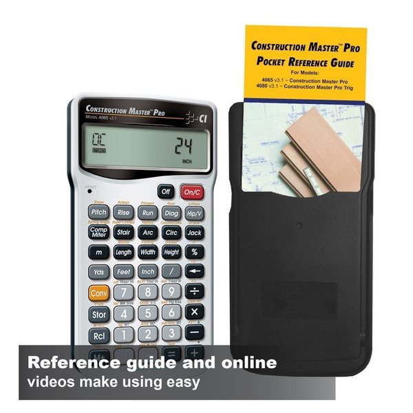 Construction Calculator, Pro, 5 5/8x3 In