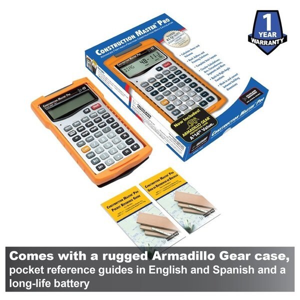 Construction Calculator, Pro, 5 5/8x3 In