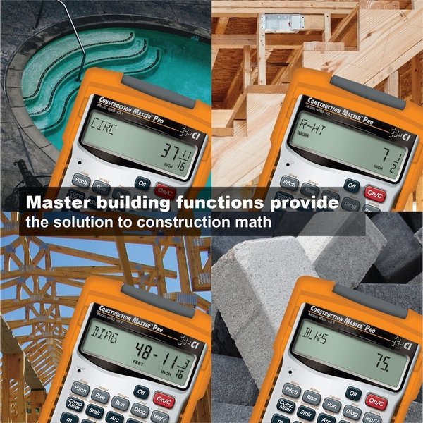 Construction Calculator, Pro, 5 5/8x3 In
