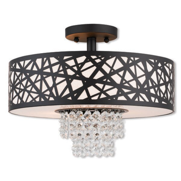 Allendale 3 Light Bronze Ceiling Mount