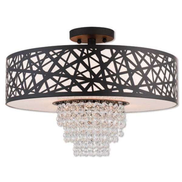 Allendale 4 Light Bronze Ceiling Mount