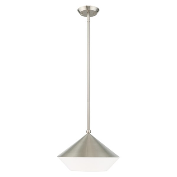 Stockholm 1 Light Brushed Nickel Mini Pe