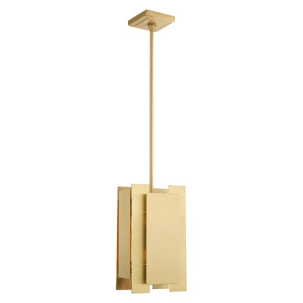 Varick 1 Light Satin Brass Mini Pendant