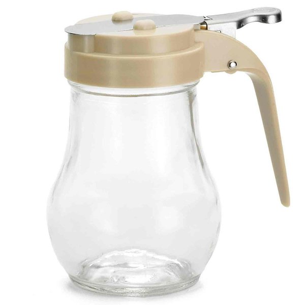 Glass Syrup Dispenser, Almond, 6 oz, PK12