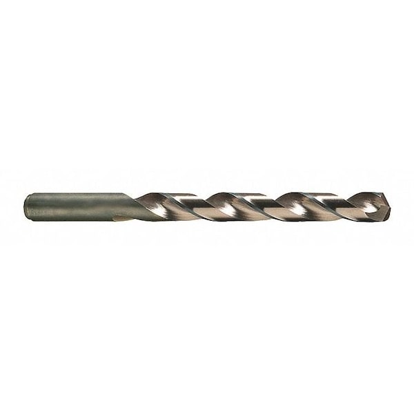 Jobber Length Drill Bit, Drill Bit Size 7/32 in, List Num 550, Drill Point Angle 135 Deg, Cobalt