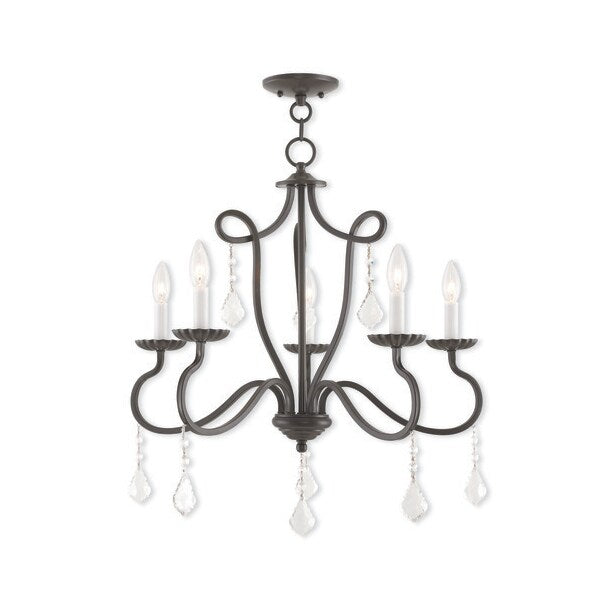 Callisto 5 Light English Bronze Chandeli