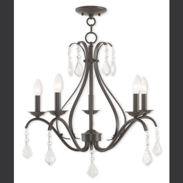 Caterina 5 Light English Bronze Chandelier