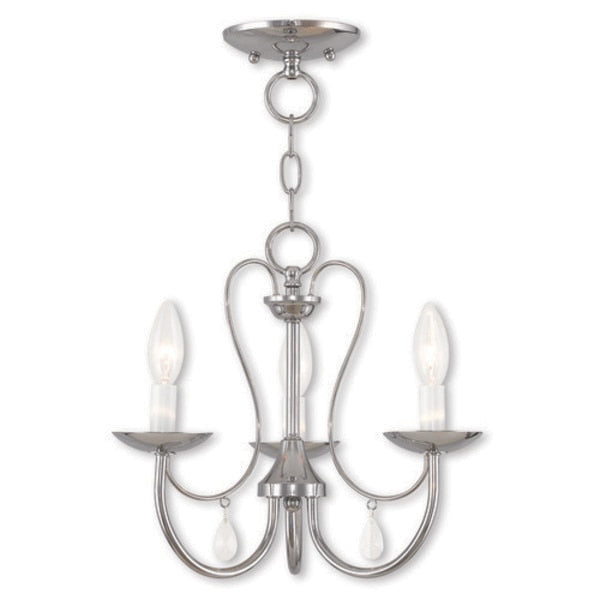 Mirabella 3 Light Polished Chrome Chandelier