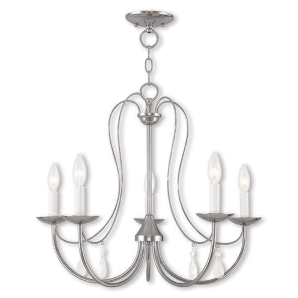 Mirabella 5 Light Polished Chrome Chande