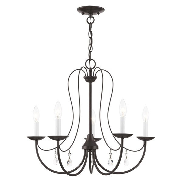 Mirabella 5 Light English Bronze Chandelier