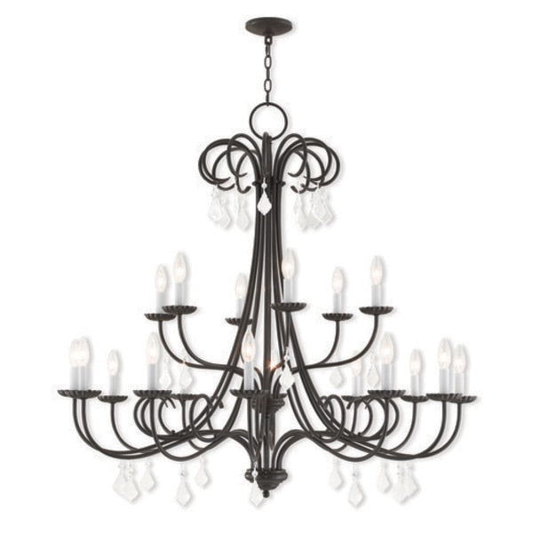 Daphne 18 Light English Bronze Foyer Chandelier