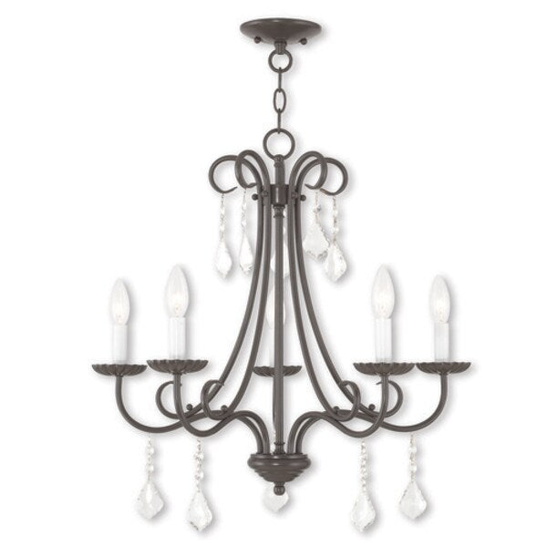 Daphne 5 Light English Bronze Chandelier