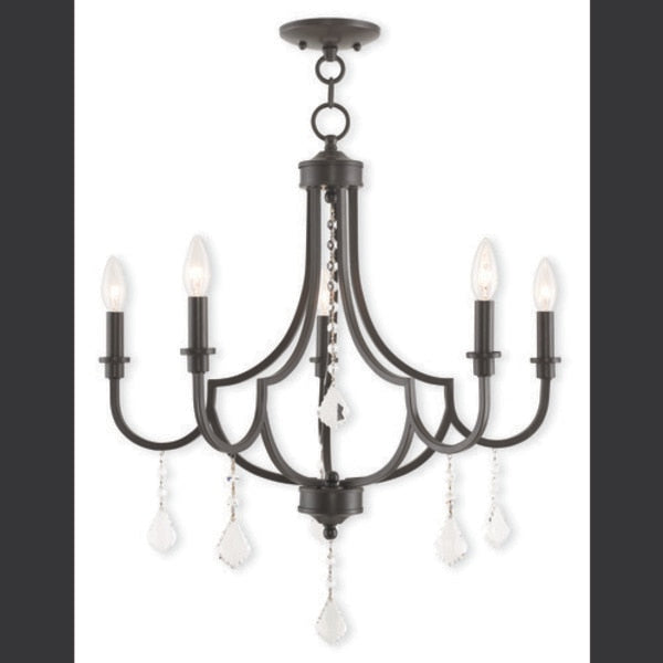 Glendale 5 Light English Bronze Chandelier