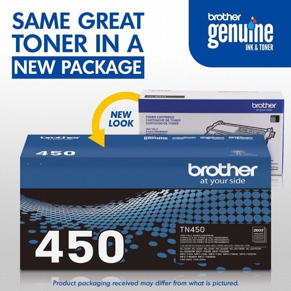 Toner For TN450, 2.6K Pages