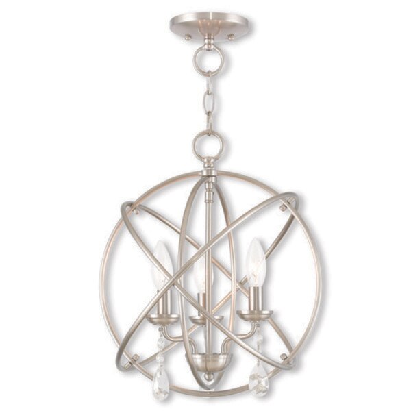 Aria 3 Light Brushed Nickel Convertible