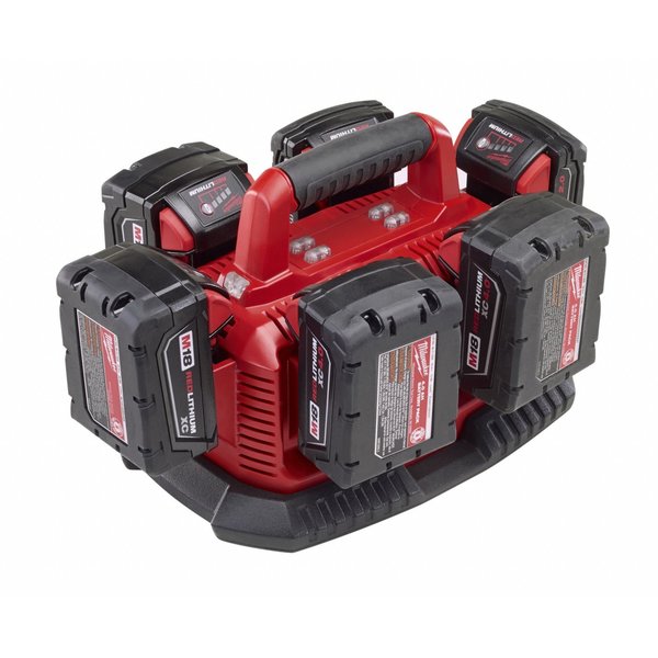 M18 Six-Pack Sequential Battery Charger