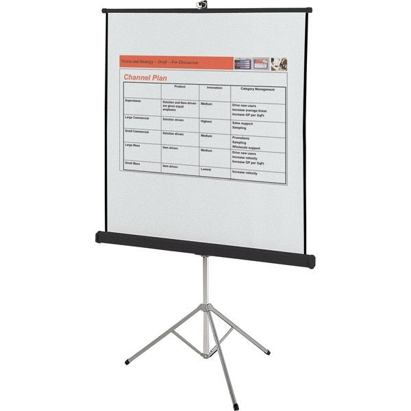 Portable Projection Screen, 60 x 60 In