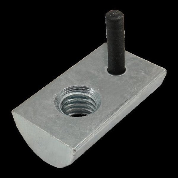 M6X1.0 40S Drop In T-Nut Flex Handle Brt
