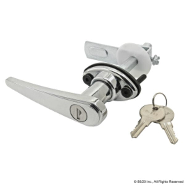 Locking Door Latch With Key