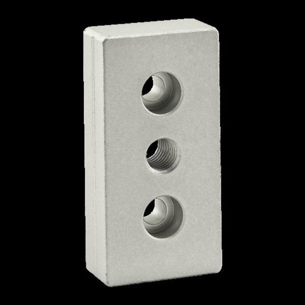Base Plate 40mm X 80mm W/M12 Tap In Ctr
