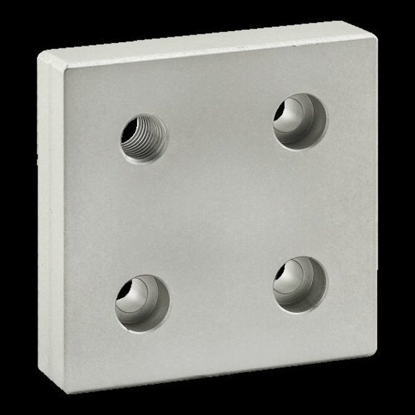 Base Plate 80mm X 80mm W/M12 Corner Tap